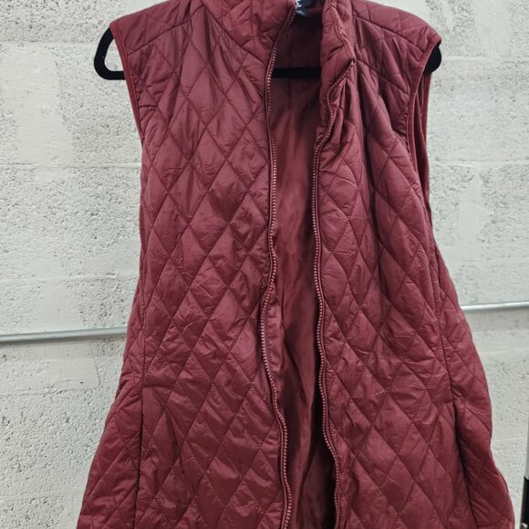 Lands’ End Women’s 3-in-1 Systems Jacket Red XXL Waterproof Hooded Parka - Picture 6 of 10